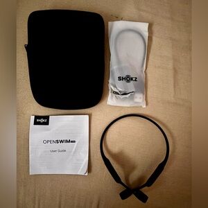 Shokz open swim bone conduction headphones new out of box